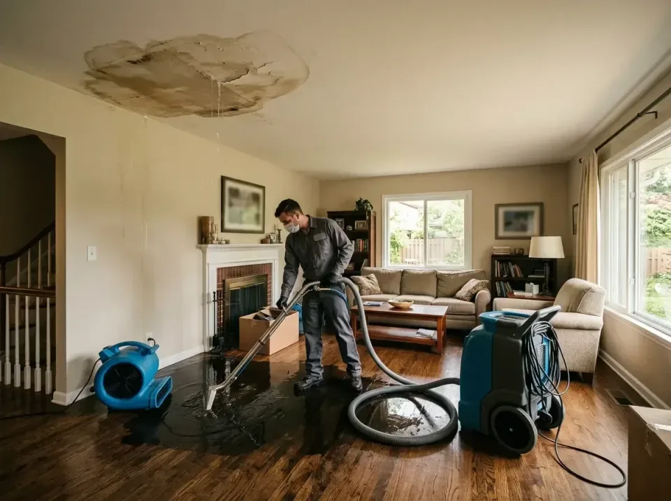 attic-pipe-burst-ceiling-drip-008 — frequently asked questions, Water Damage Restoration & Carpet Care in Lebanon, IN